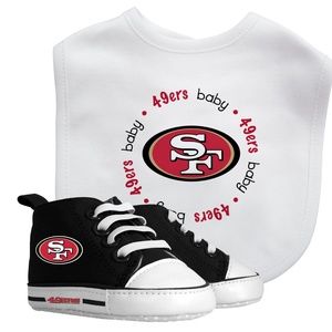 NFL San Francisco 49'ers Baby Bib & Pre Walker Set